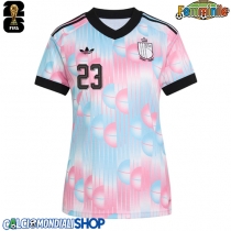 Maglie da calcio Belgio Michy Batshuayi #23 Seconda Maglia Femminile Mondiali 2026  Manica Corta